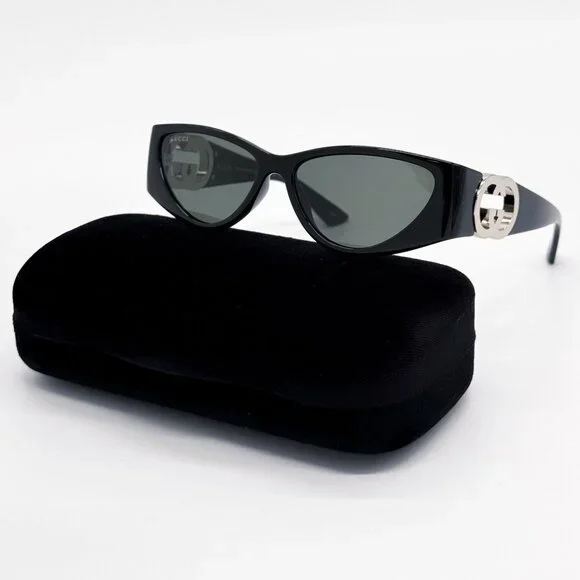 NEW GUCCI GG1824S 001 BLACK WOMEN SUNGLASSES GUCCI Gucci GG1824S Sunglasses main image 4